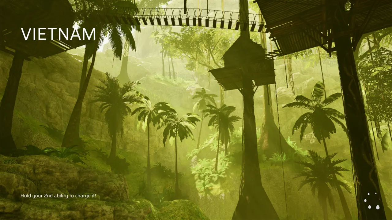 Birds of War Vietnam jungle map loading view